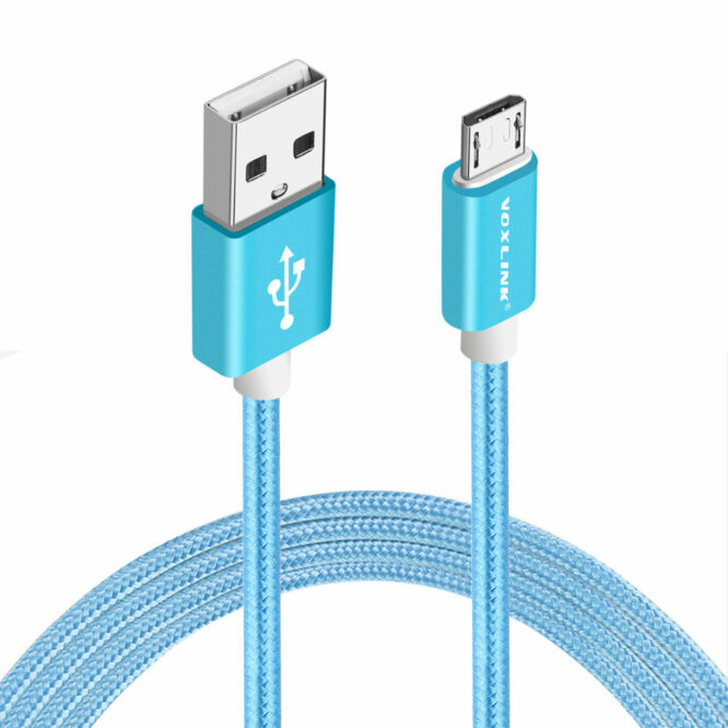 USB kabel Android modrý