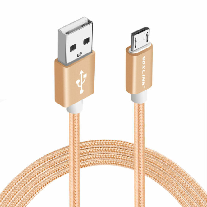 USB kabel Android zlatý