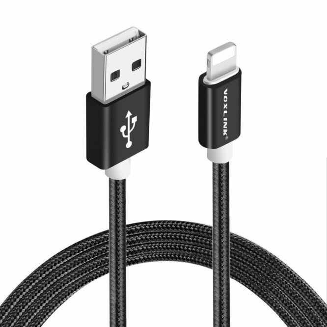 USB kabel iphone černý