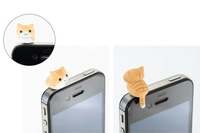 ozdoba na mobil zrzava kočka