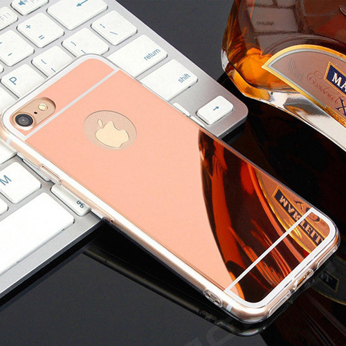 silikonové pouzdro iphone 7_růžové zlato