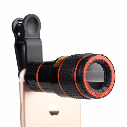 teleskopický objektiv na mobil 12x zoom_na telefonu