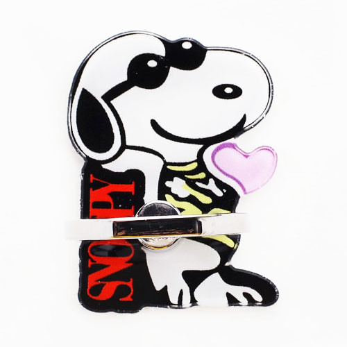 Ozdoba na mobil - postavička žlutý Snoopy s srdce