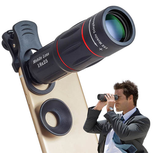Teleskopický objektiv na mobil 18x zoom - ukázka použití