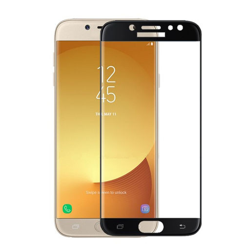 Tvrzené sklo na Samsung Galaxy J5 - 2017 s rámečkem černá barva