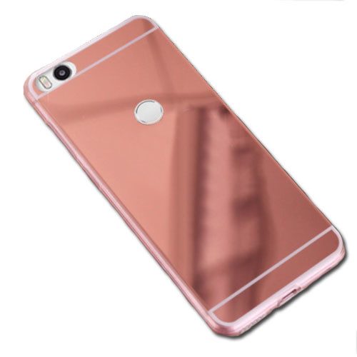 Zrcadlové silikonové pouzdro Xiaomi Redmi 4X růžová