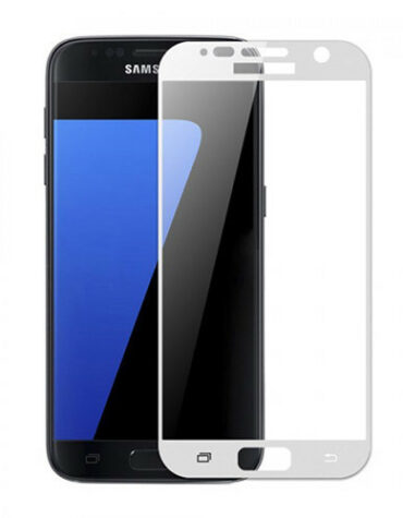 Tvrzené sklo Samsung S7 s rámečkem bílé